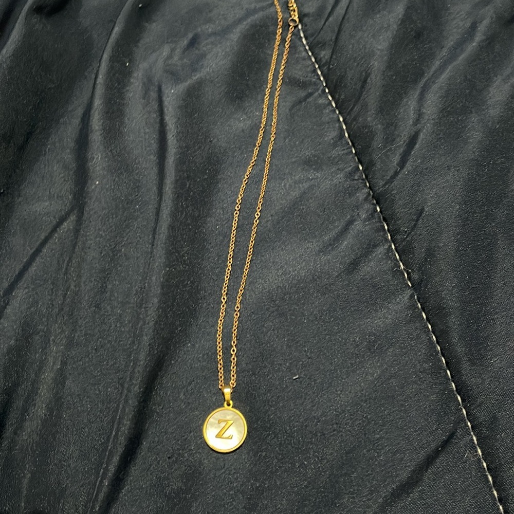 Z initial necklace